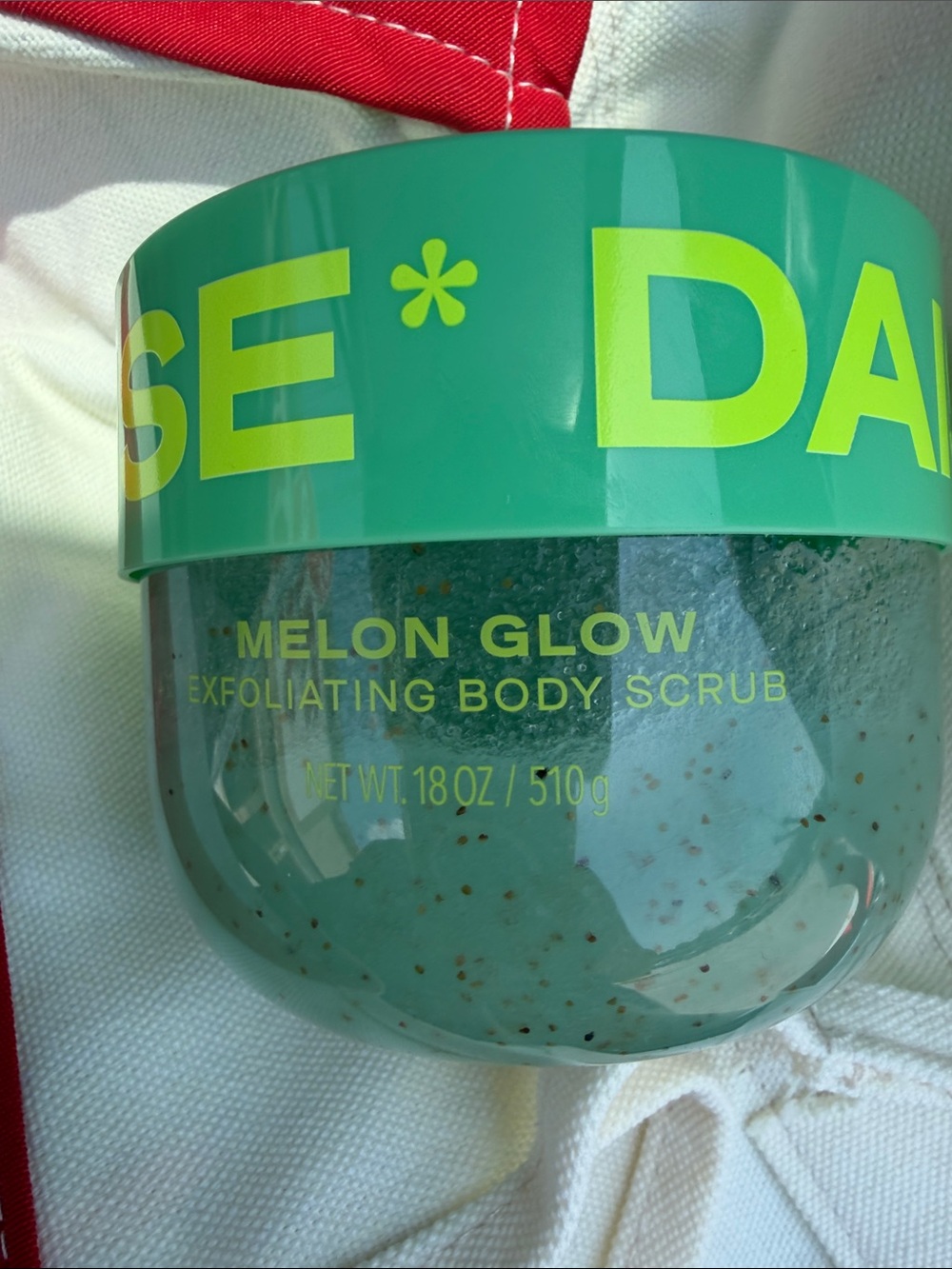 Melon Glow Exfoliating Body Scrub - Green (Women Bath & Body)